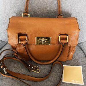 Michael Kors Leather Small Satchel Bag Brown